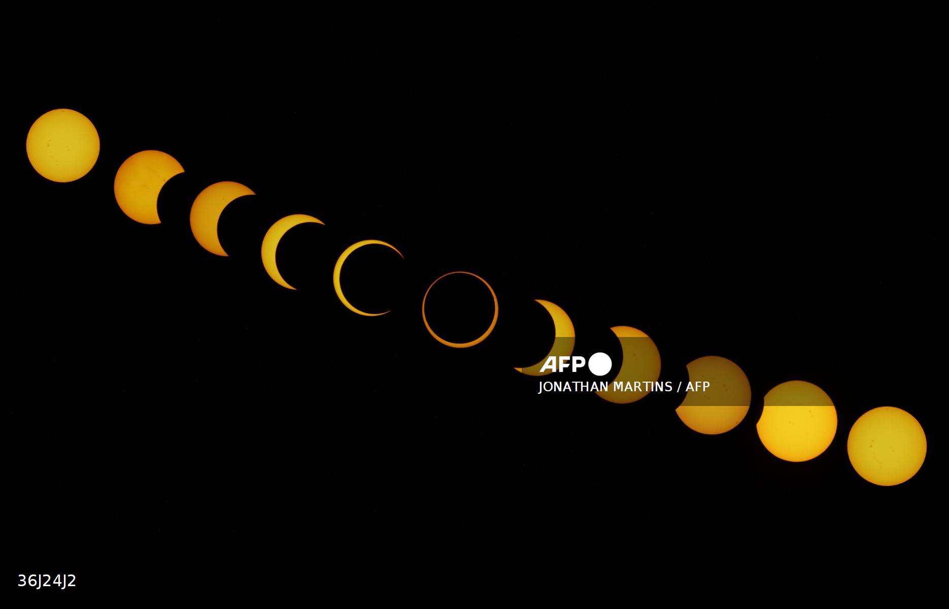 South America treated to rare 'ring of fire' eclipse Philippine Daily